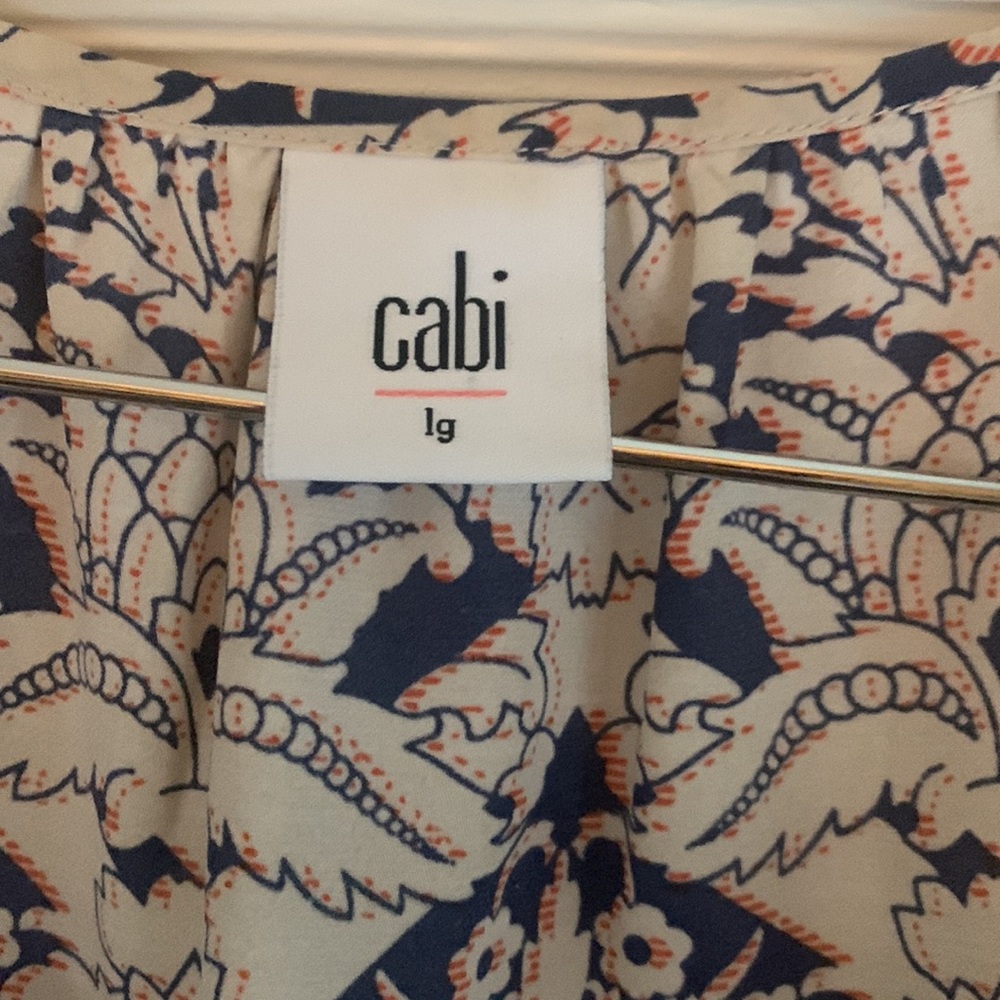 Cabi Stevie Flutter Tunic Top Style 3074. Euc, La… - image 3